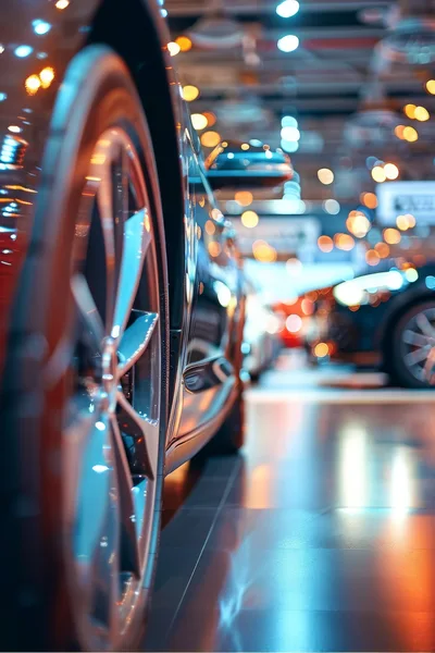 Luxury Car Display In A Modern Showroom