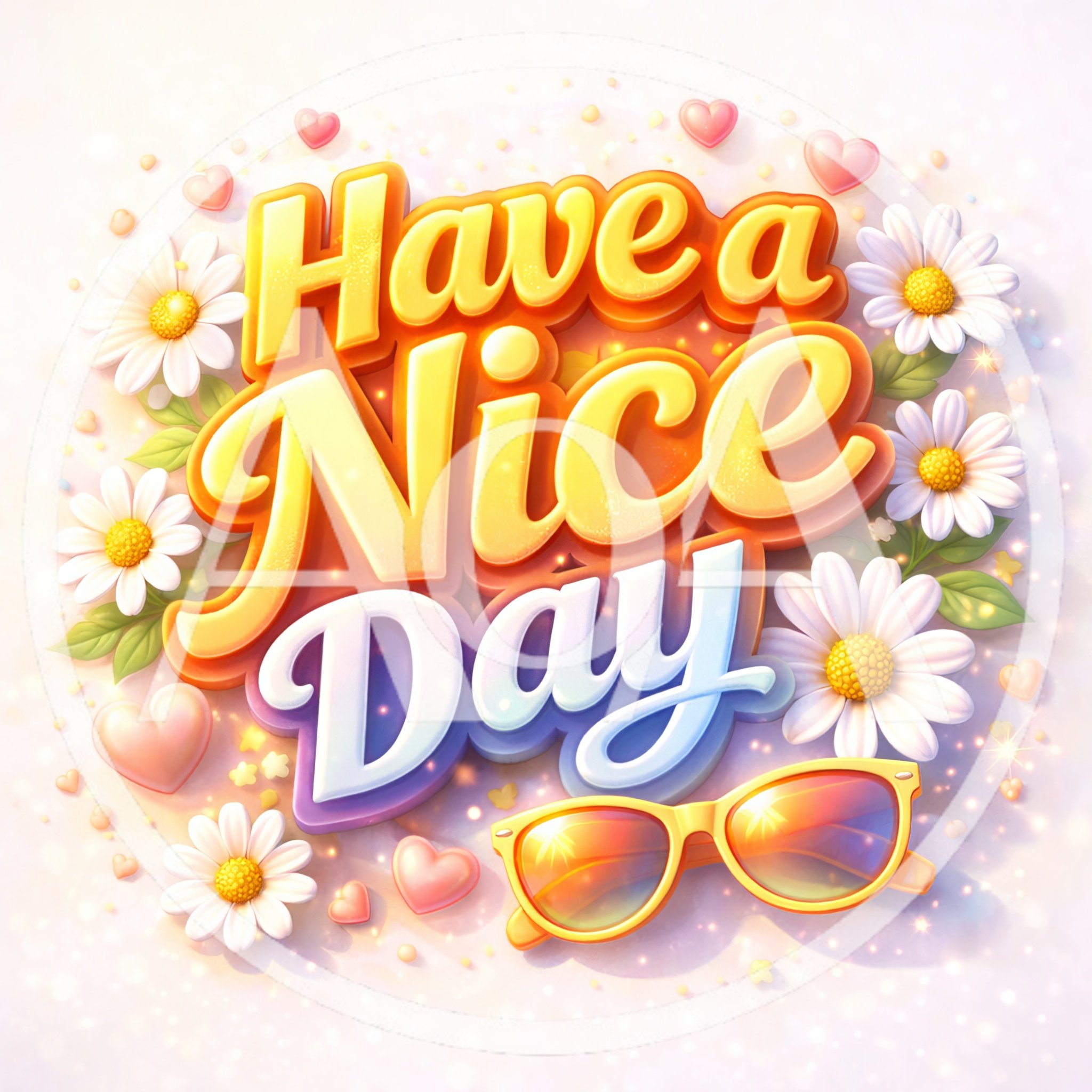 Have a Nice Day Greeting Card Design
