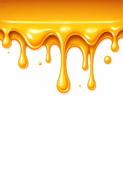 Golden Honey Drip Background Illustration