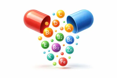 Multivitamin Capsule With Floating Nutrient Spheres