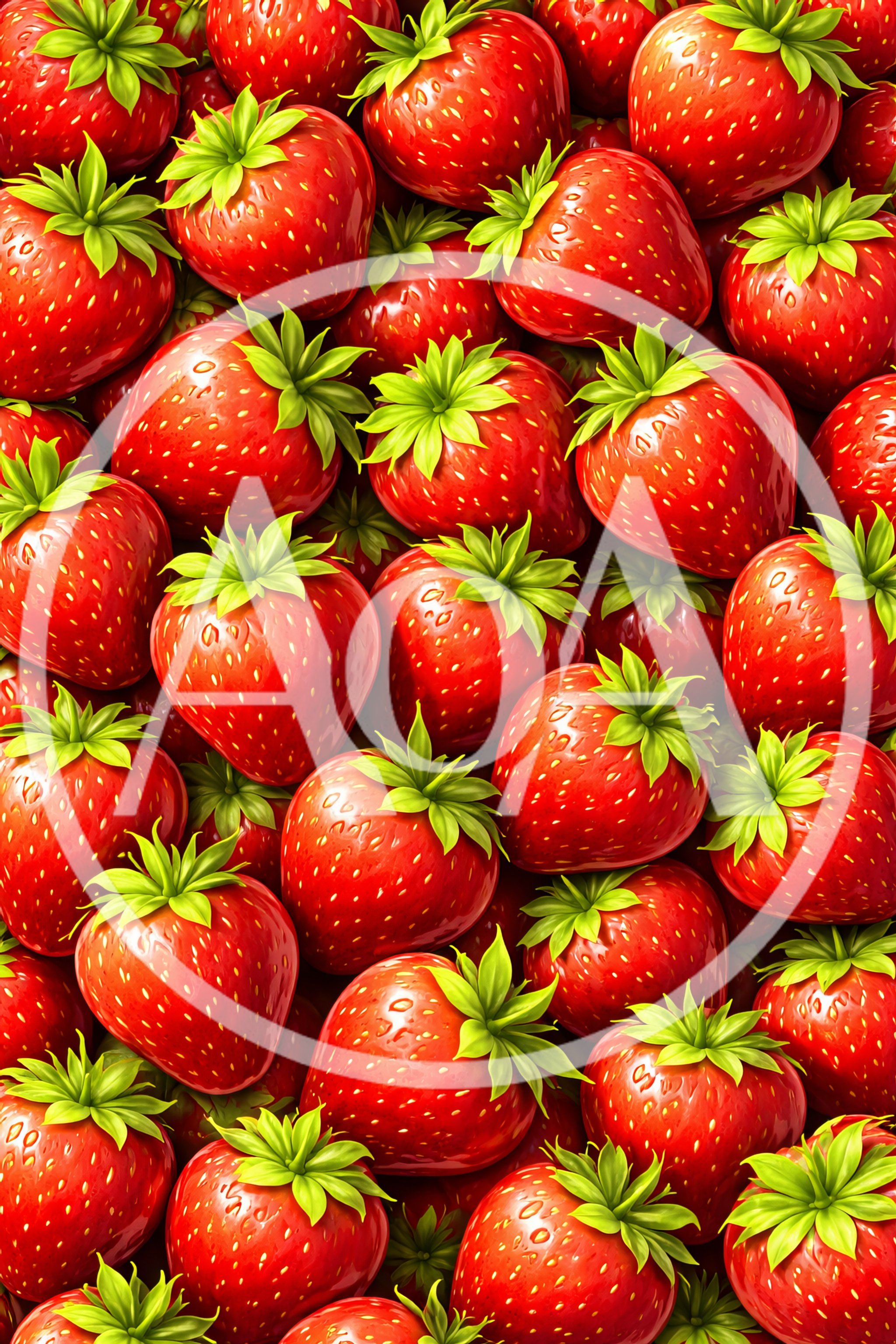 Fresh Ripe Strawberries Background