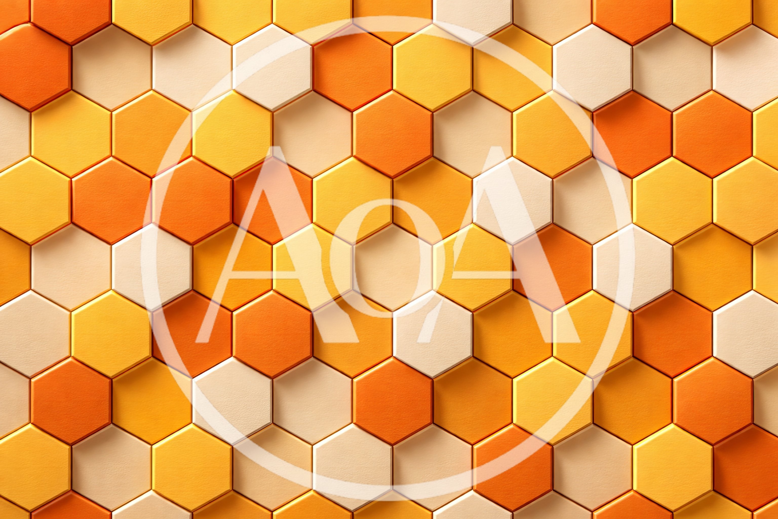 Abstract 3D Honeycomb Pattern Background