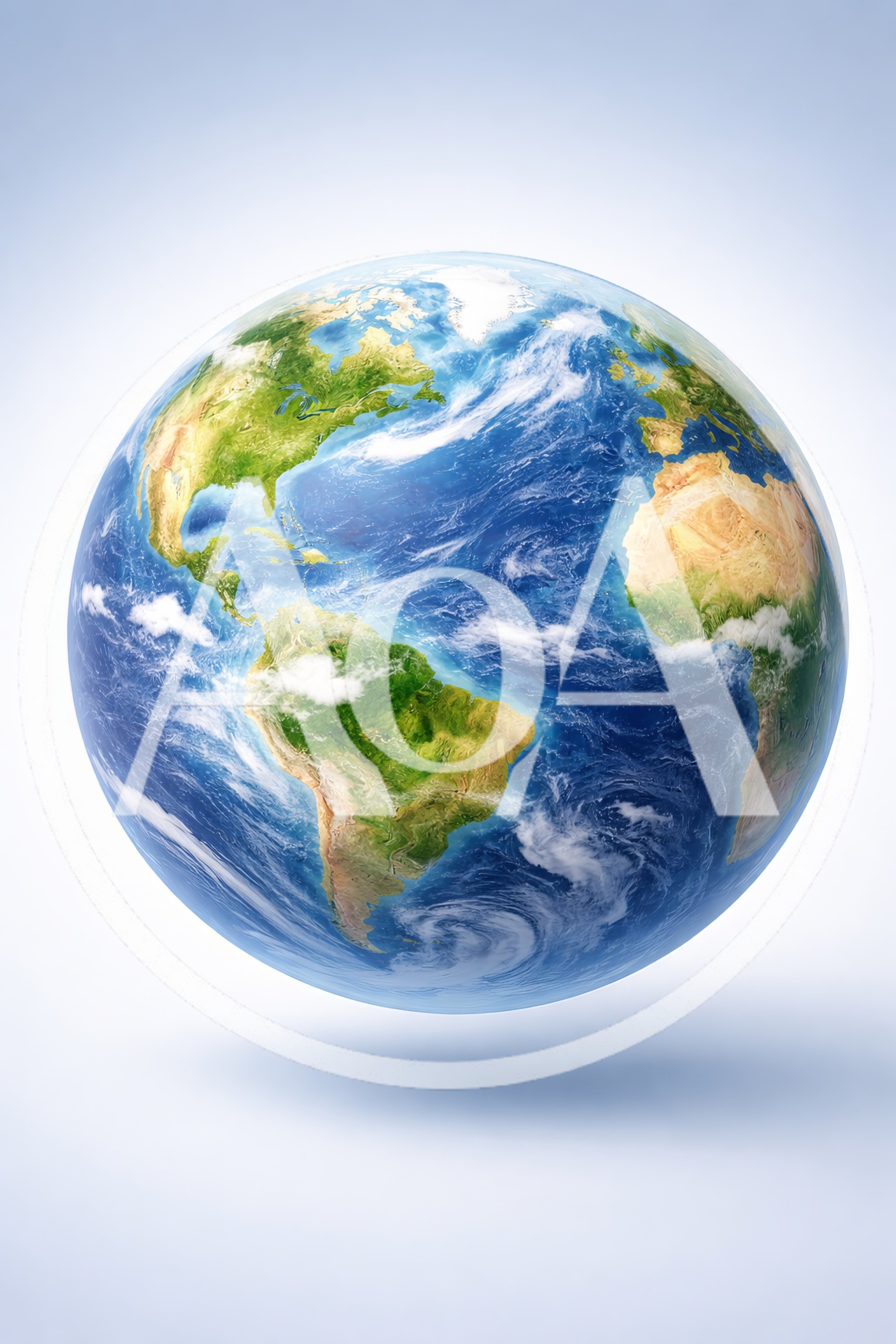 High Resolution 3D Render Of Planet Earth