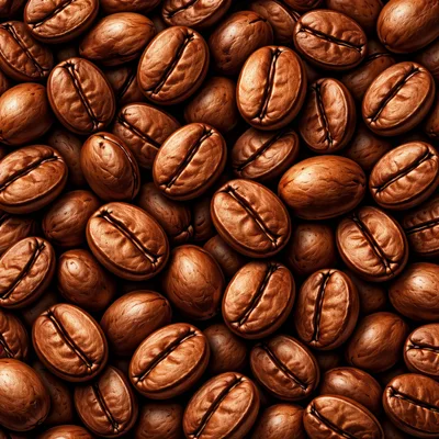Roasted Coffee Beans Background Texture