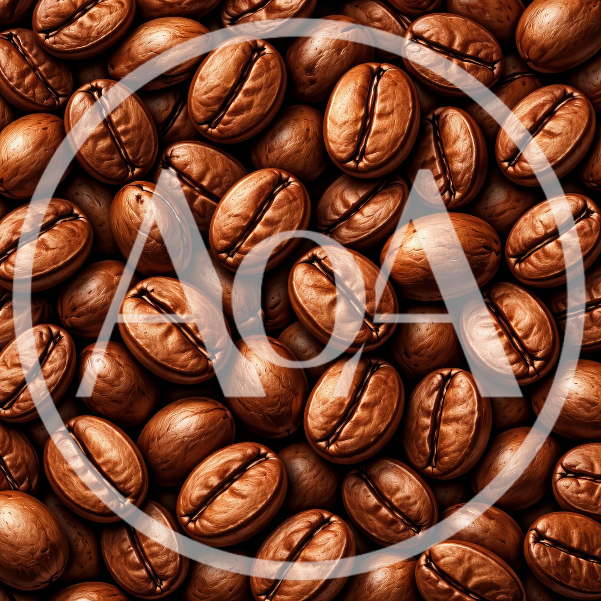 Roasted Coffee Beans Background Texture
