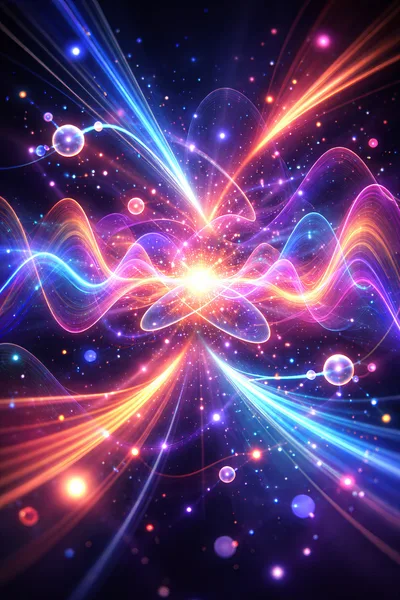 Abstract Quantum Energy Waves and Particle Interaction