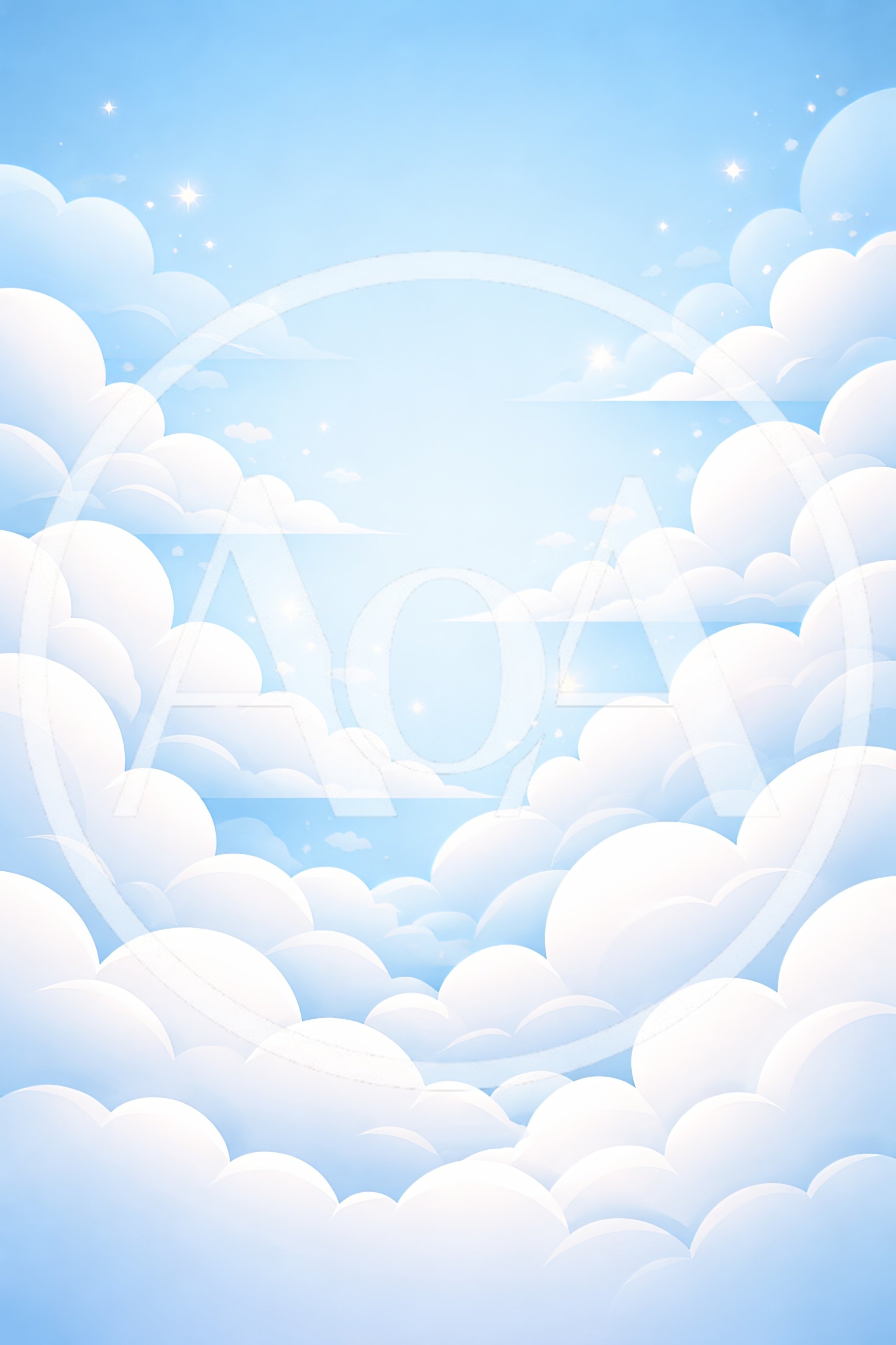 Dreamy Sky Background With Soft White Clouds