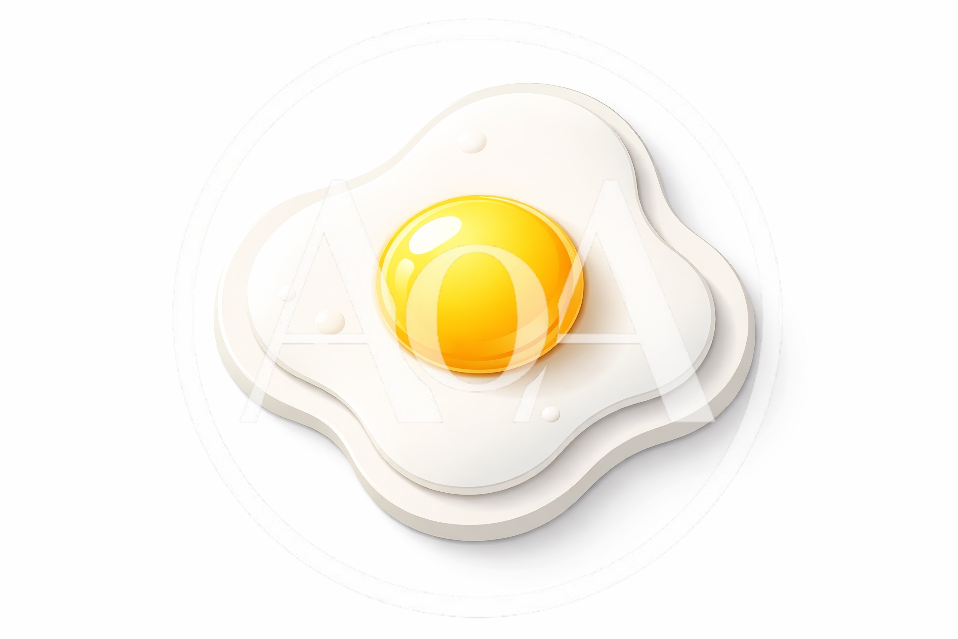 Fried Egg With Sunny Side Up Yolk