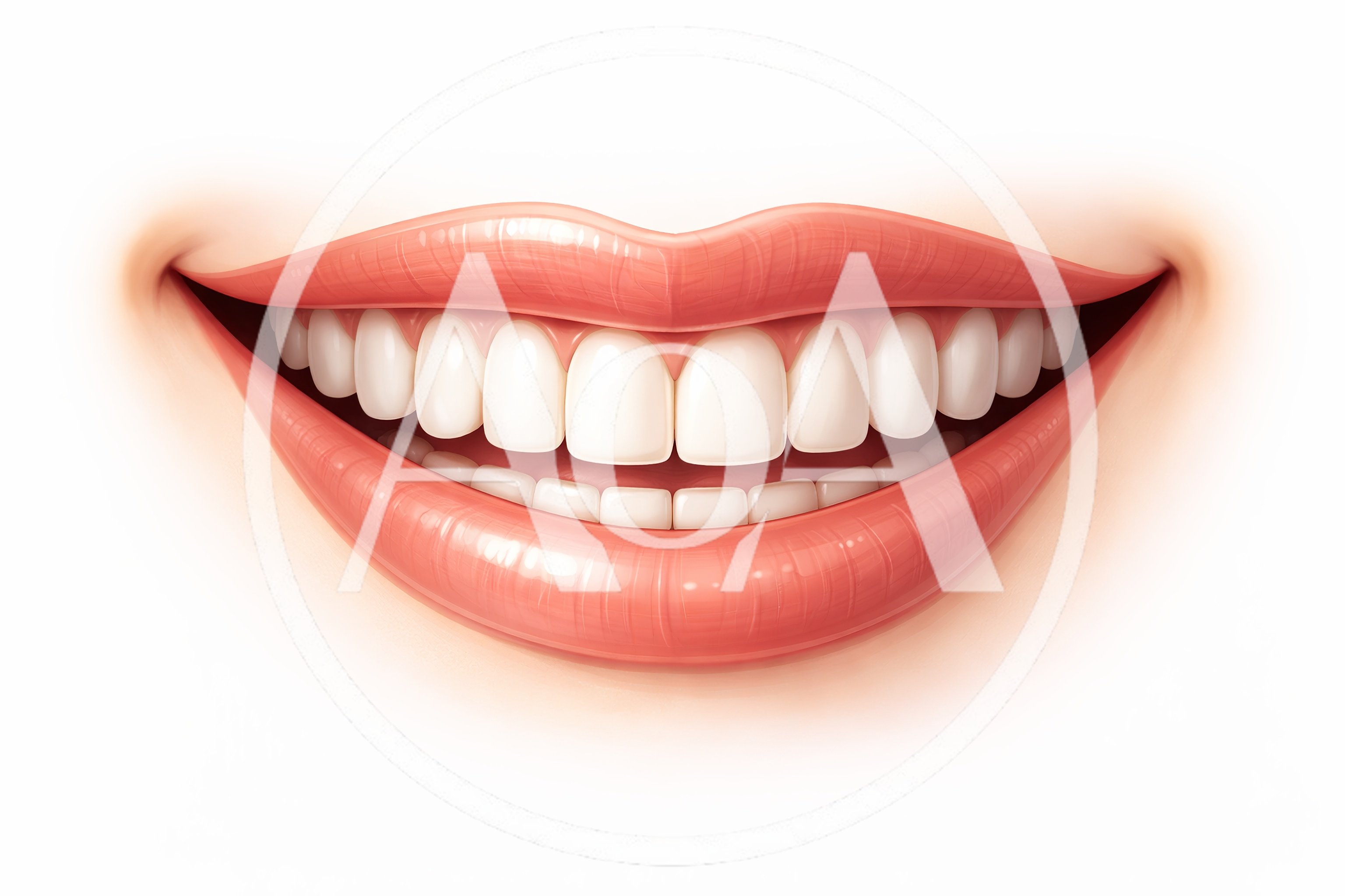 Close Up Of A Bright Human Smile