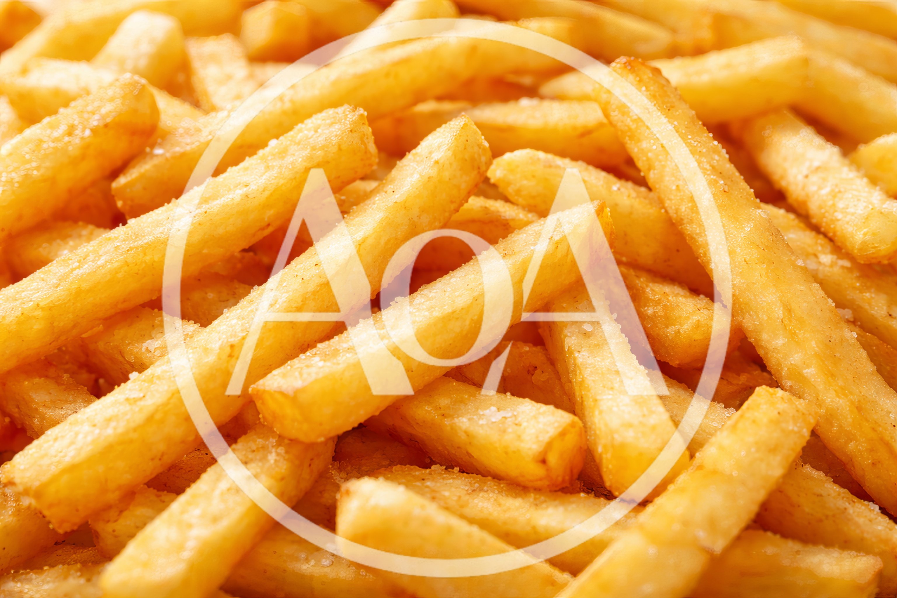 Golden Crispy French Fries With Sea Salt