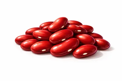 Pile Of Raw Red Kidney Beans