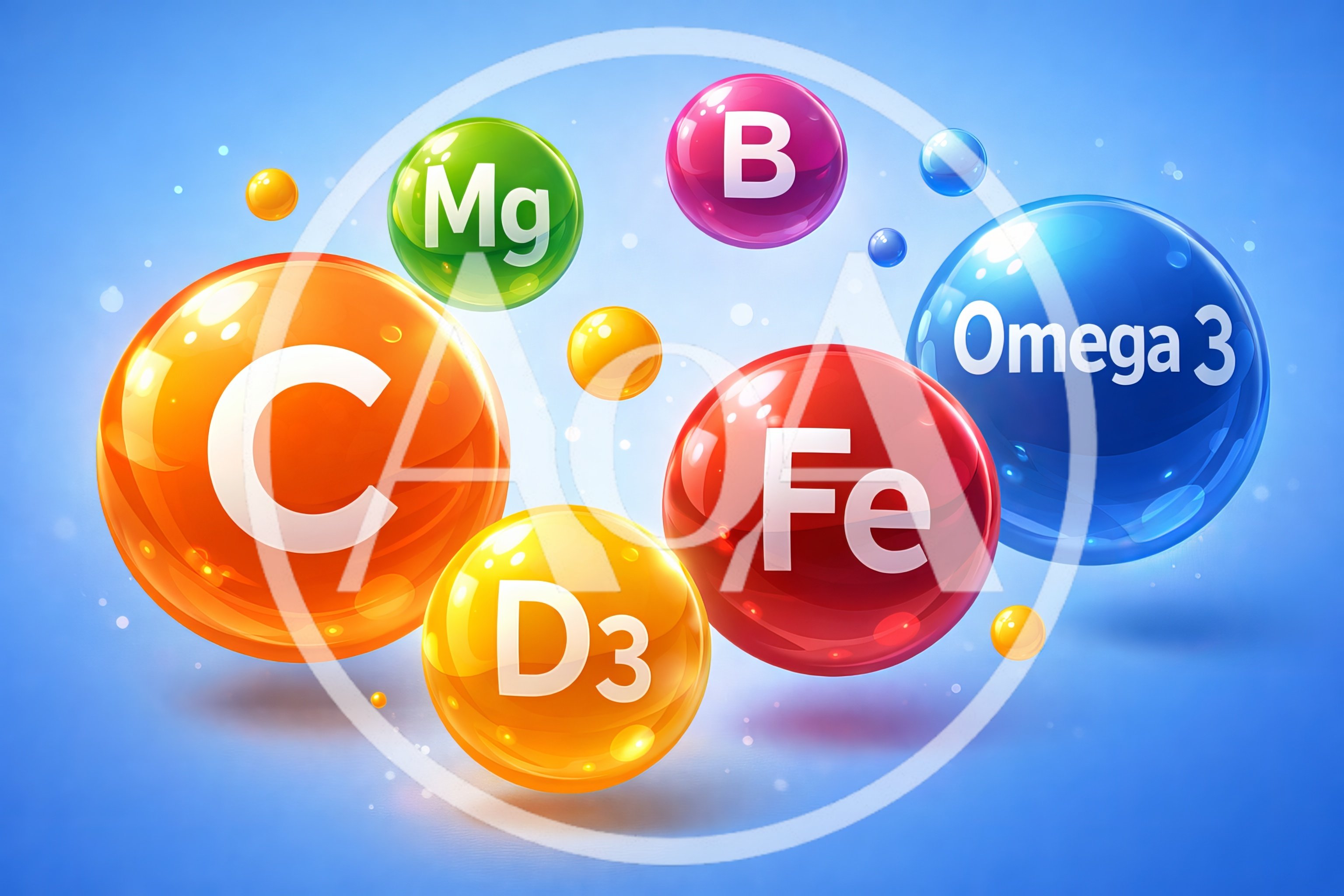 Floating Vitamin And Mineral Supplement Spheres