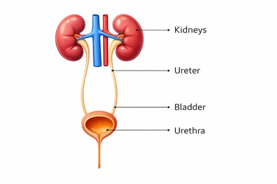 Anatomical Diagram Of The Human Urinary System