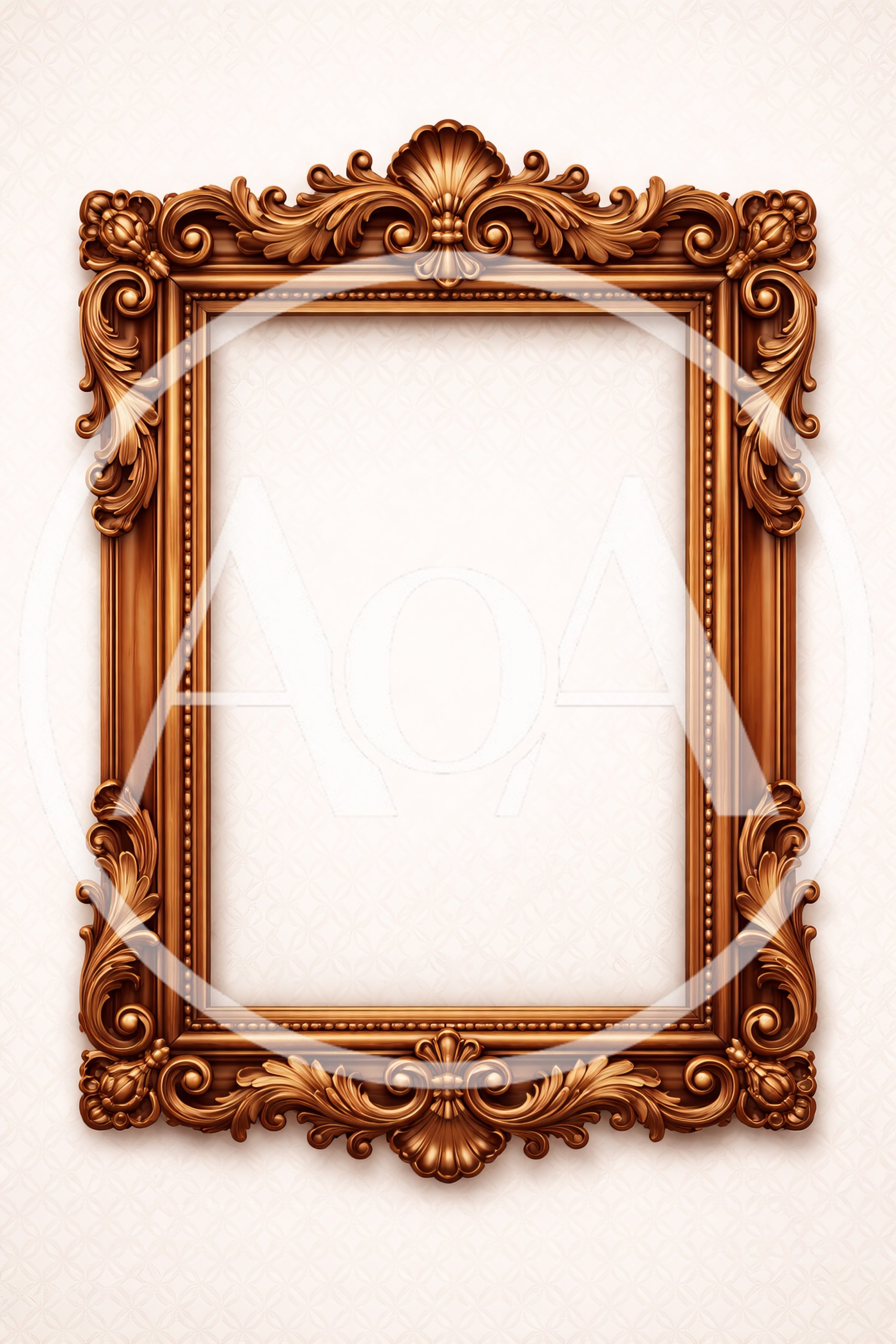 Ornate Baroque Style Wooden Picture Frame
