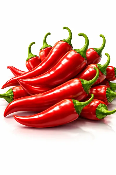Pile Of Fresh Red Chili Peppers