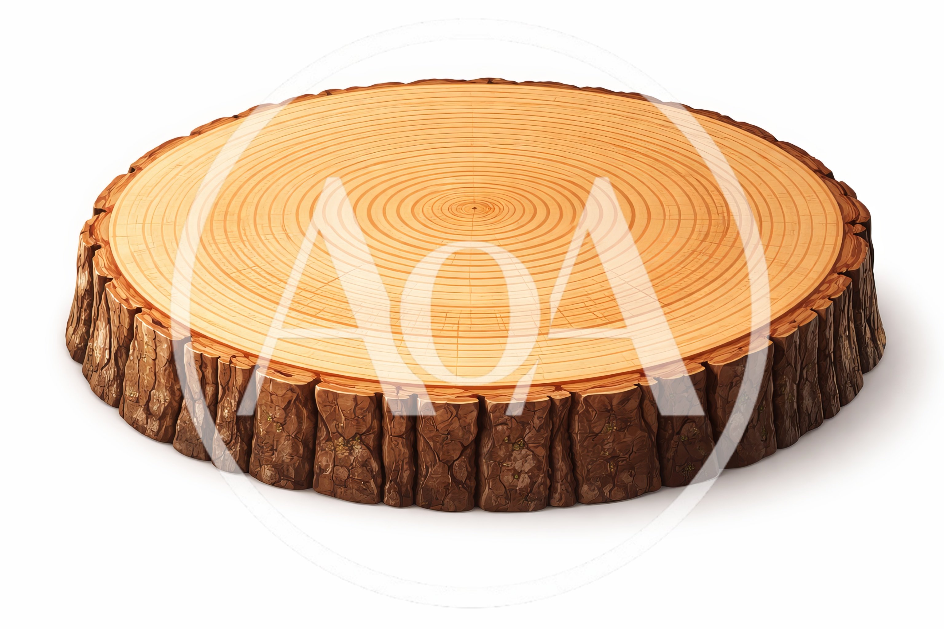 Cross Section Of A Tree Trunk Log