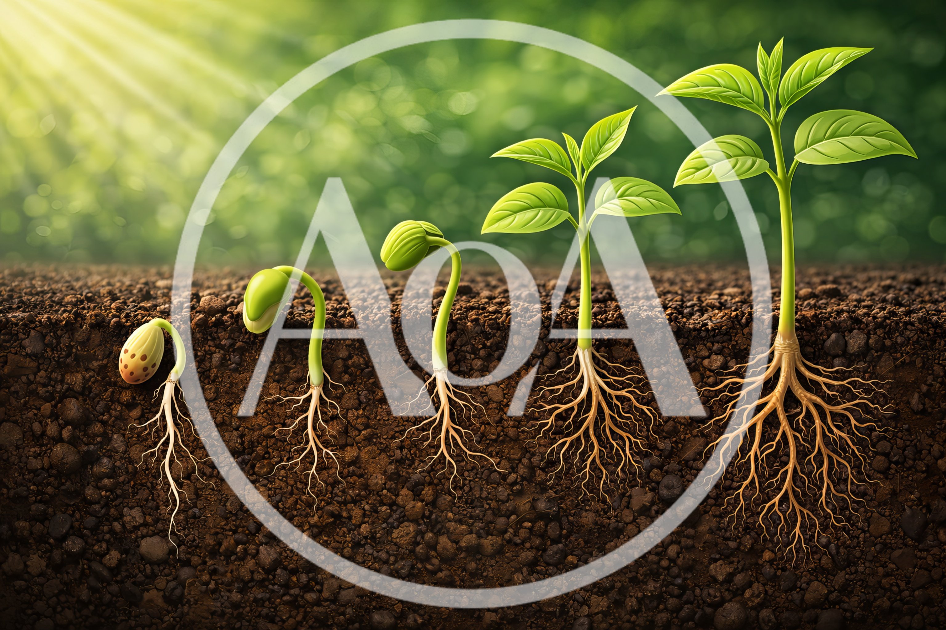 Plant Growth Stages From Seed To Seedling