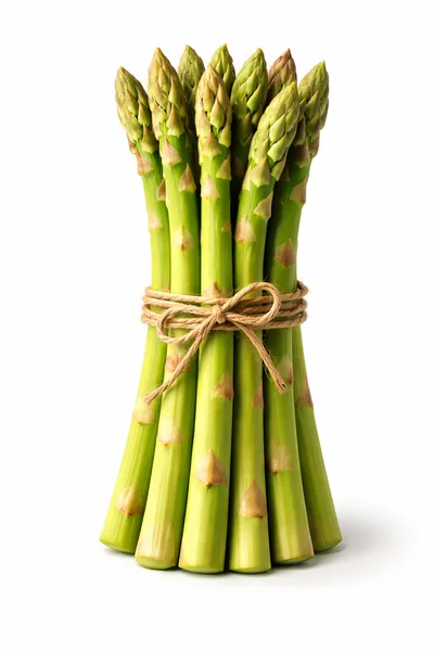 Fresh Green Asparagus Spears Tied With Twine
