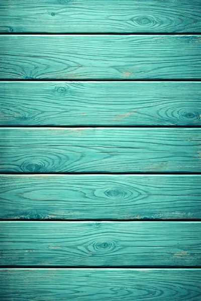 Teal Painted Wooden Planks Background Texture