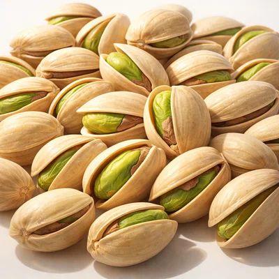 Pile Of Fresh Roasted Pistachio Nuts