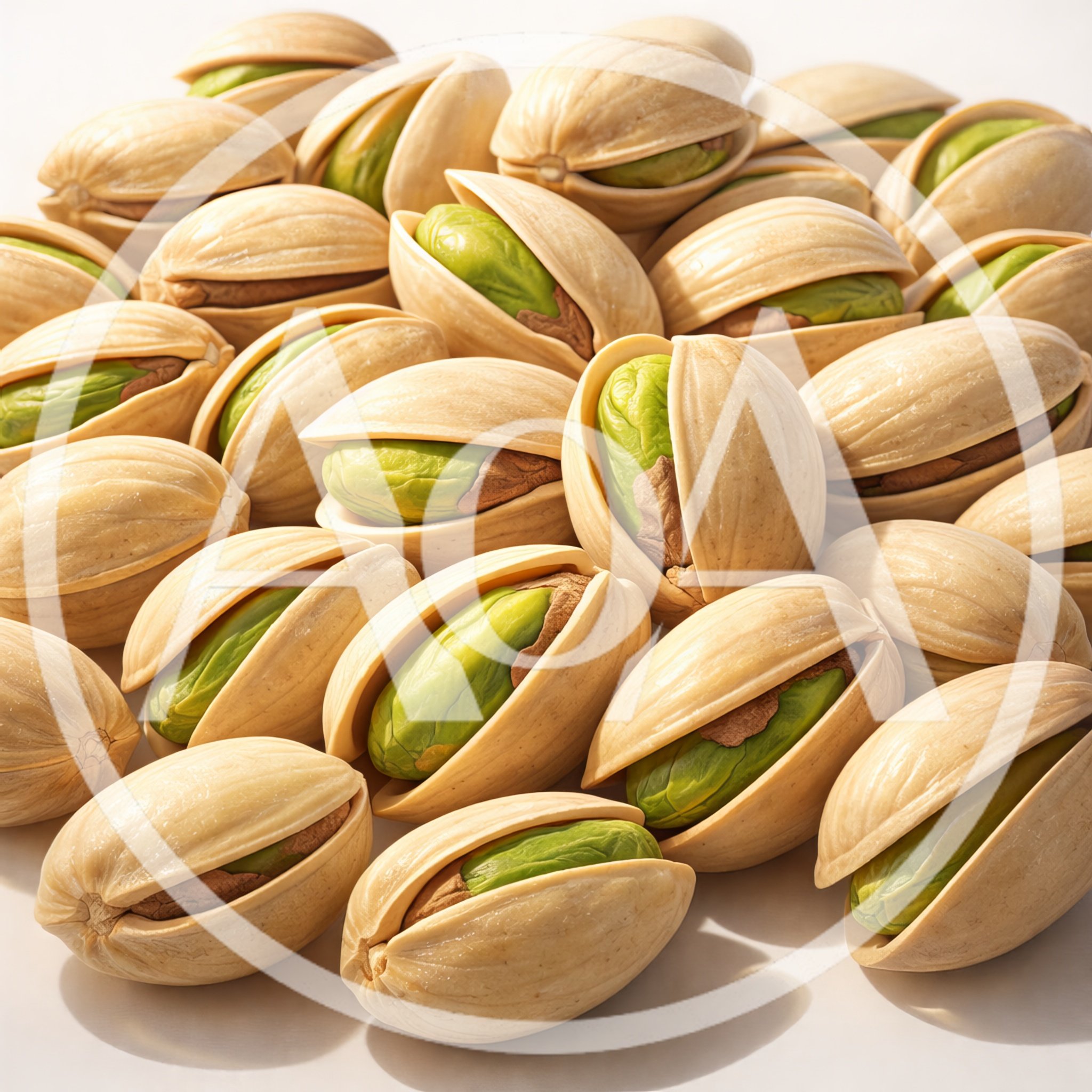 Pile Of Fresh Roasted Pistachio Nuts