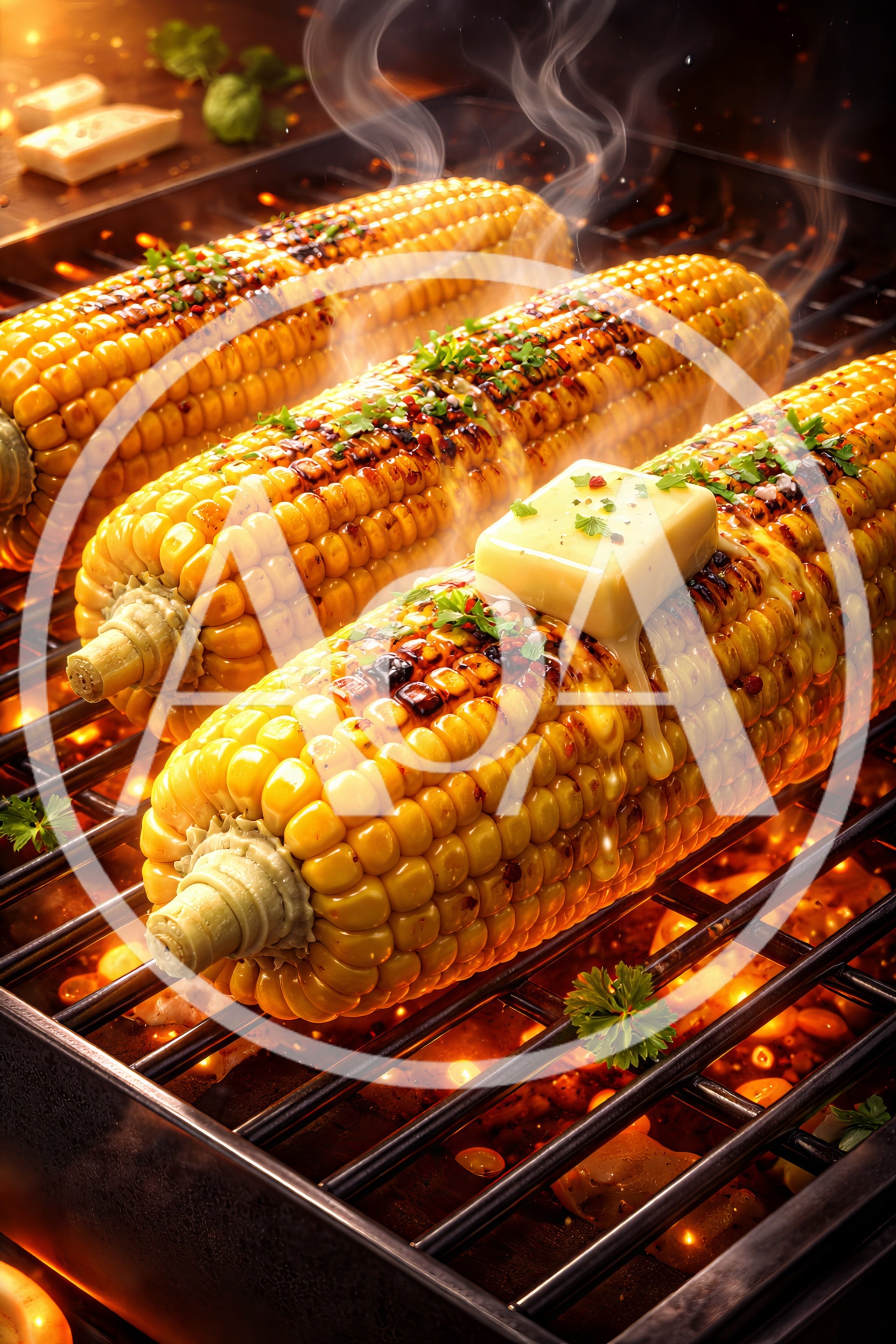 Grilled Corn on the Cob with Melting Butter