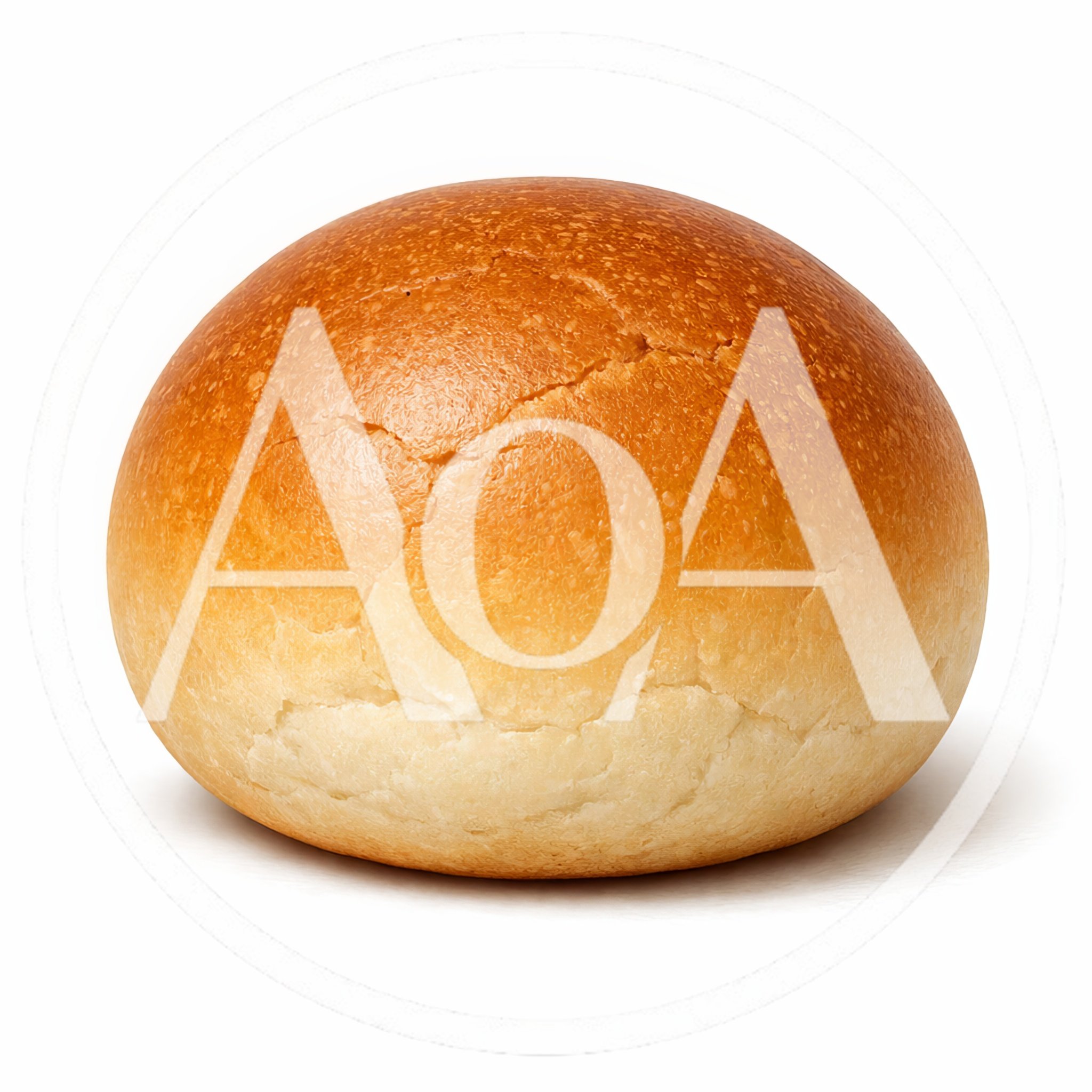 Freshly Baked Golden Brown Brioche Bun