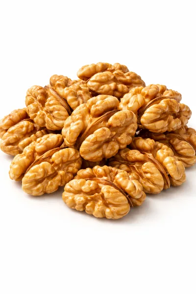 Pile Of Fresh Shelled Walnut Halves