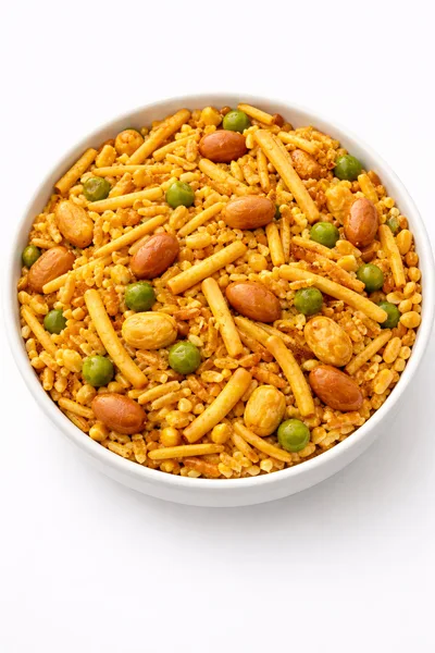 Bowl Of Traditional Indian Spicy Snack Mix
