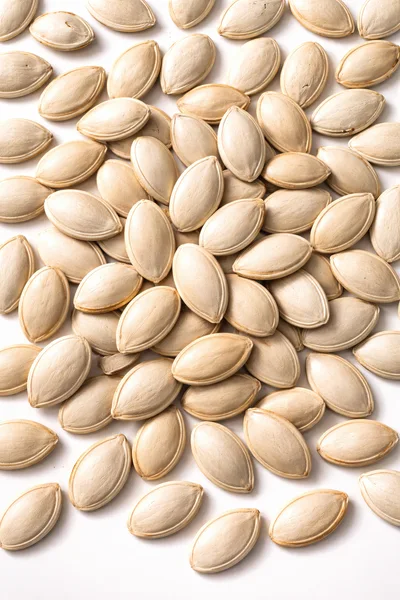 Top View Of Raw Pumpkin Seeds
