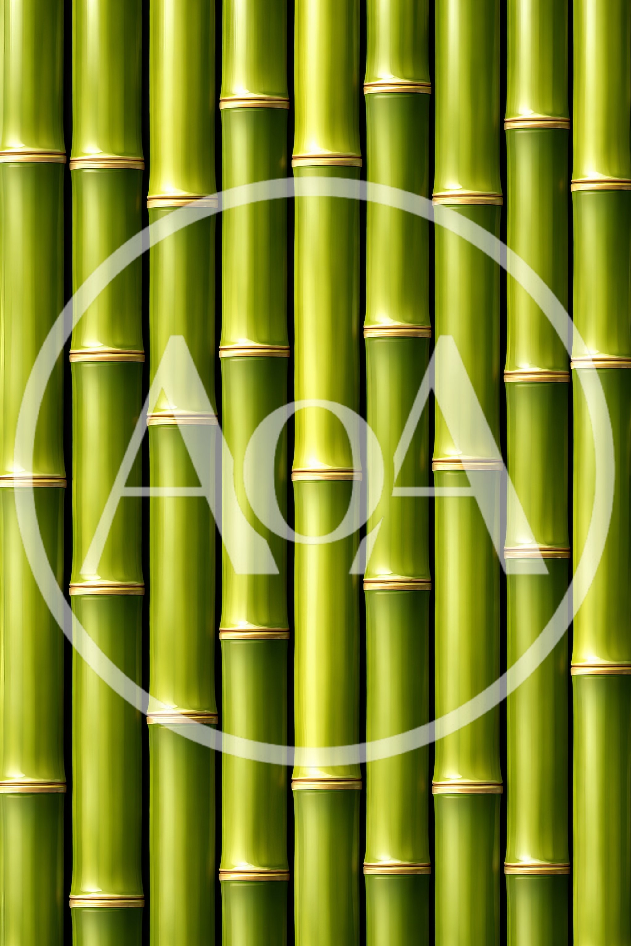 Seamless Vertical Bamboo Stalks Pattern Background
