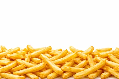 Pile Of Golden Crispy French Fries