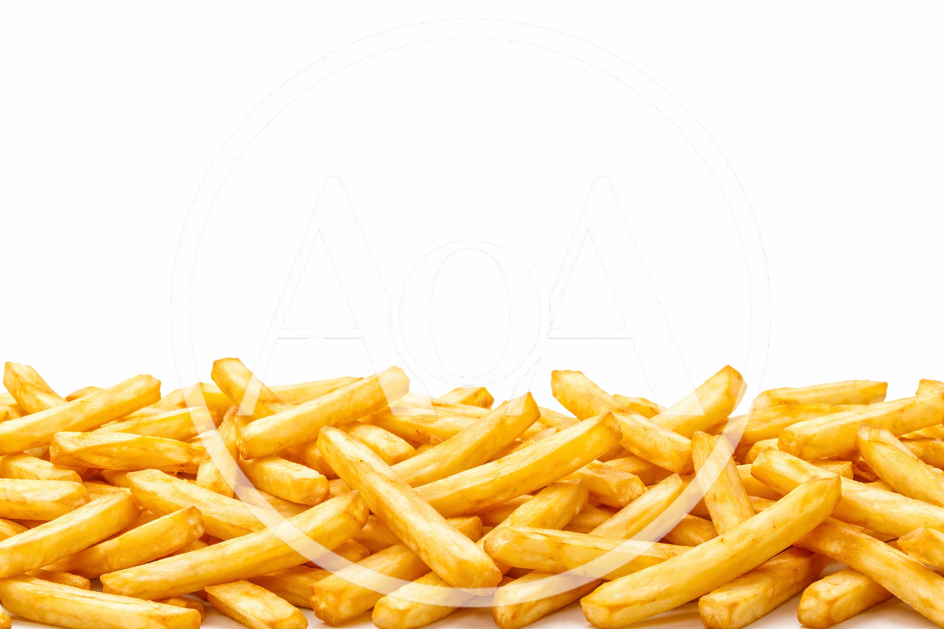 Pile Of Golden Crispy French Fries