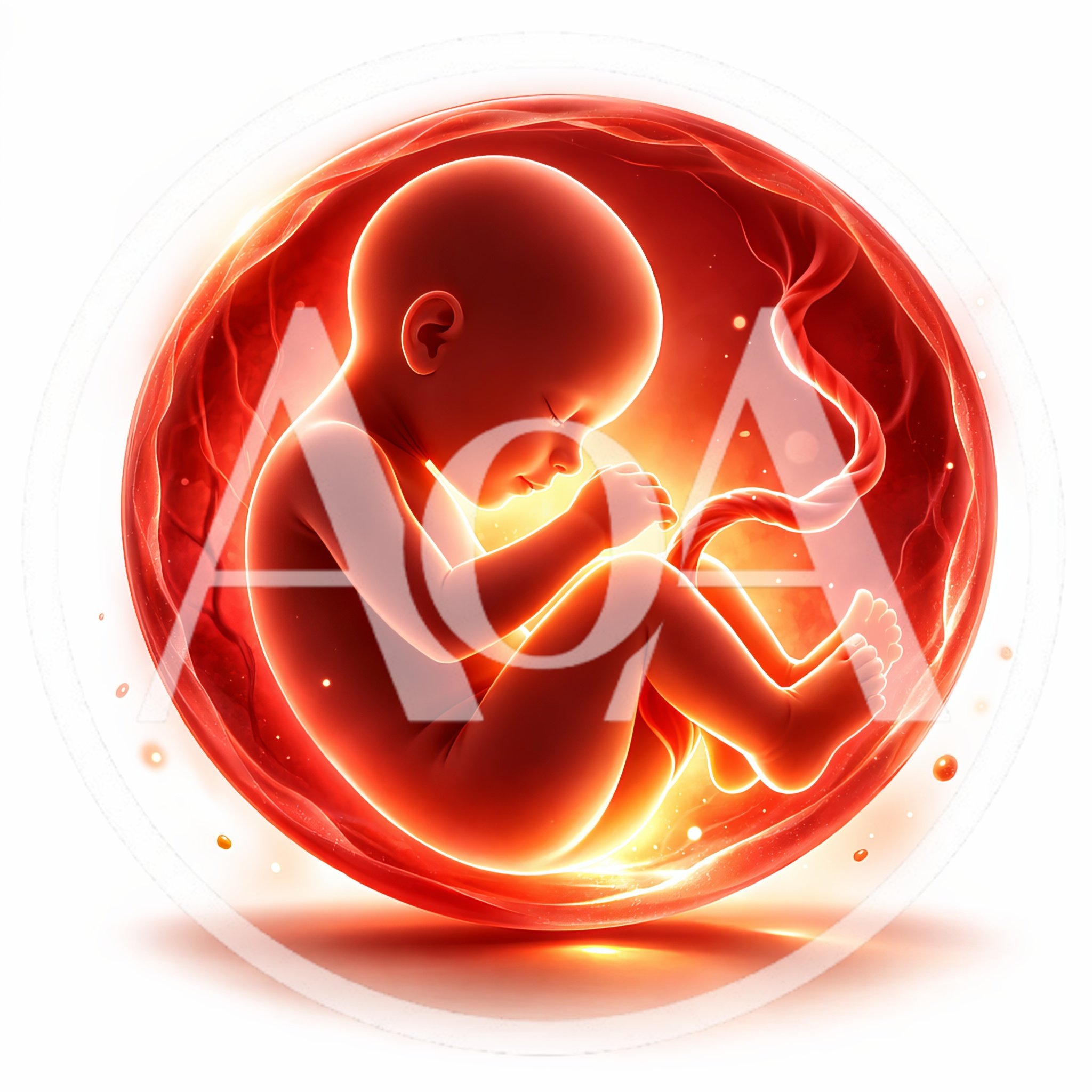 Fetal Development Illustration Of A Human Baby