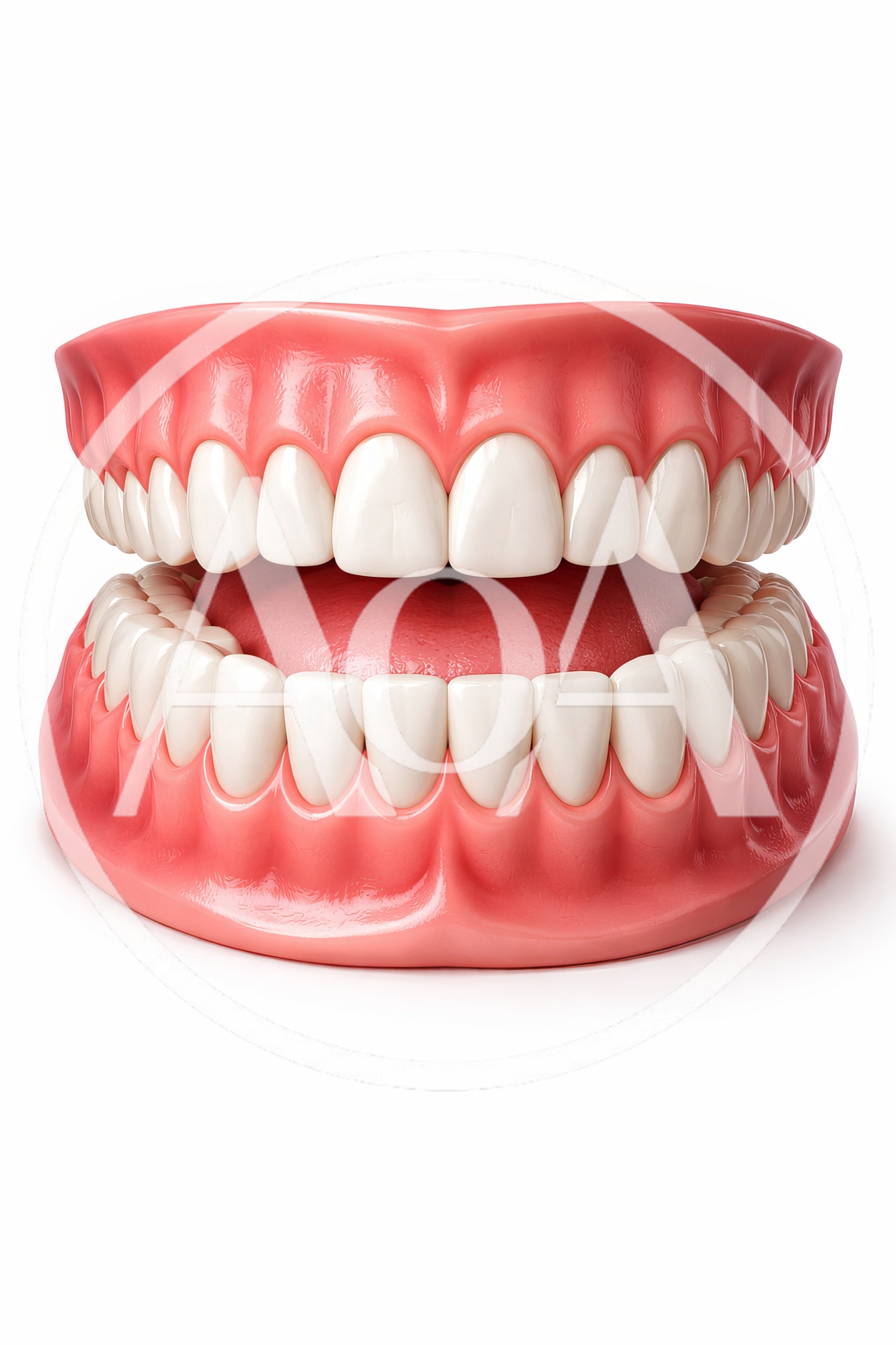 Dental Model Of Human Teeth And Gums