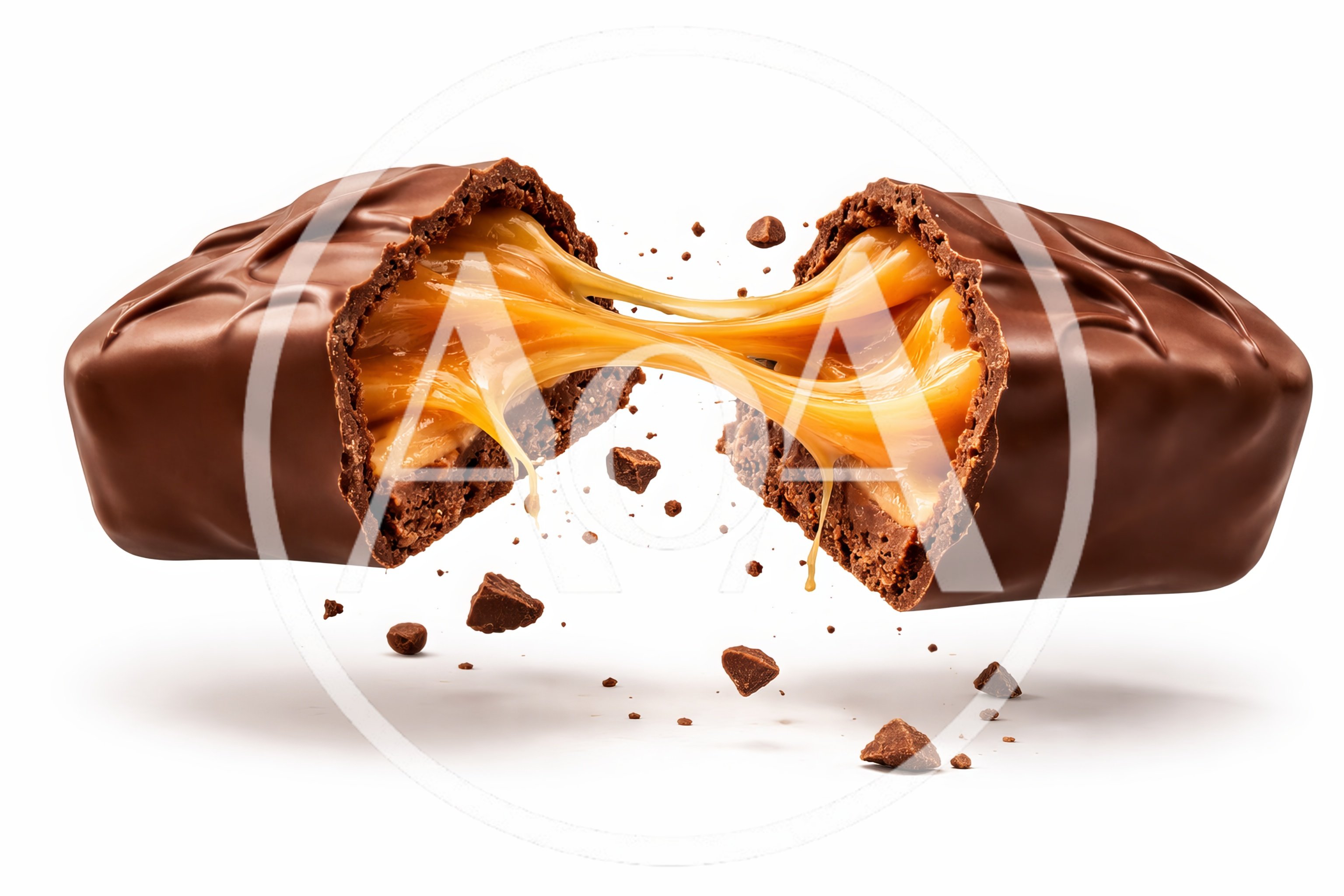 Chocolate Bar With Stretching Caramel Filling