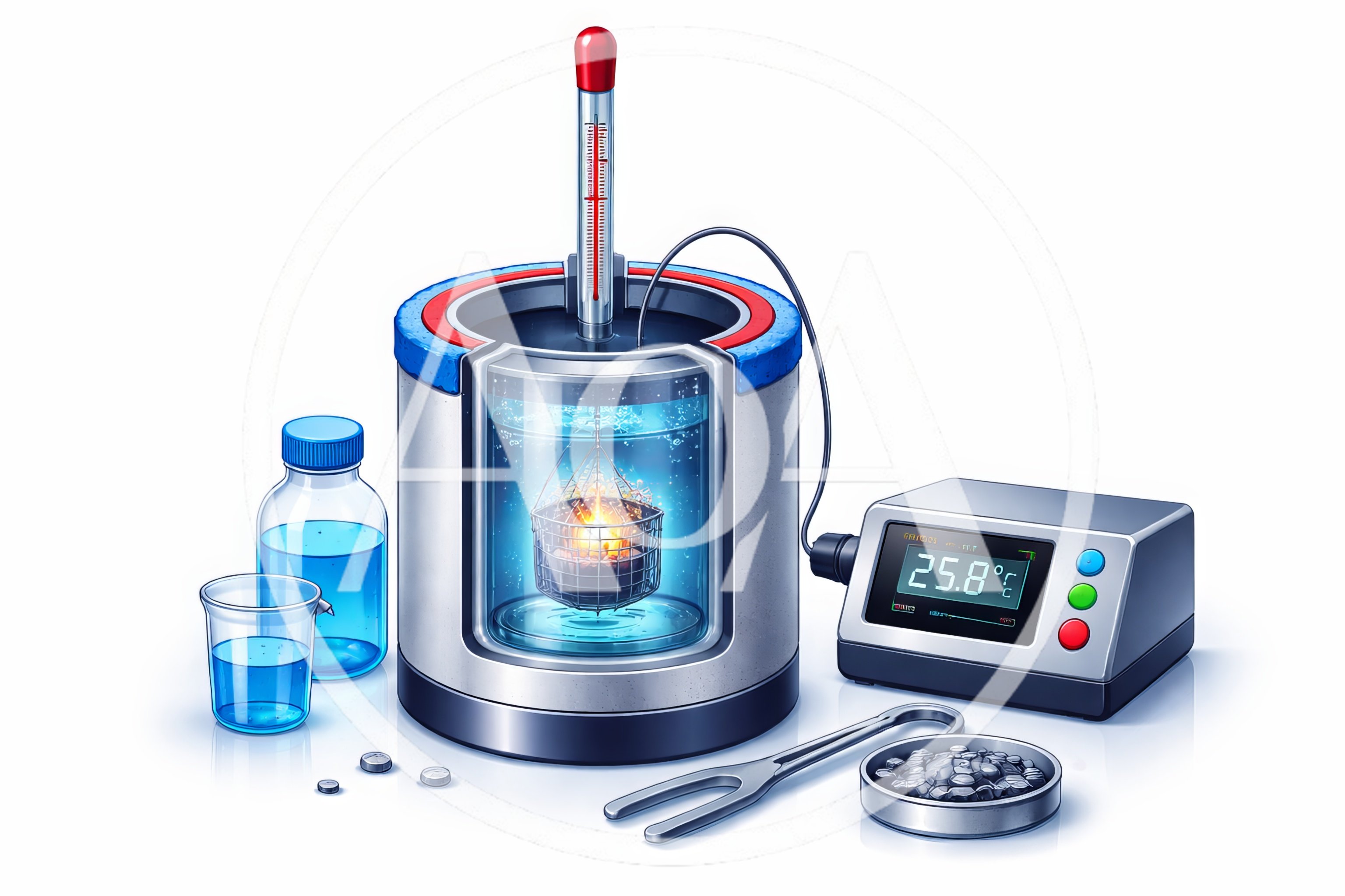 Scientific Calorimetry Experiment With Digital Temperature Monitoring