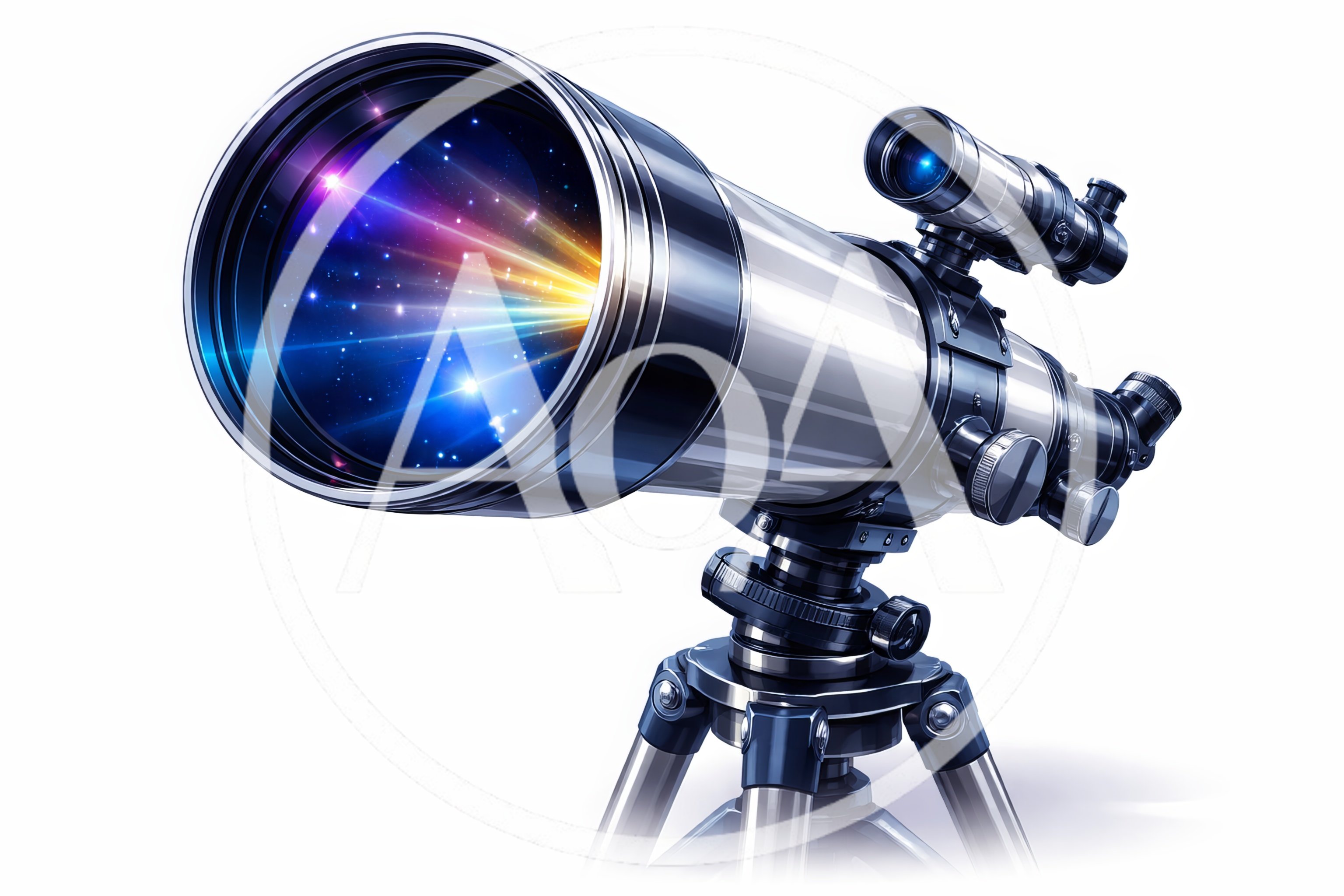 Professional Astronomical Telescope Pointing At Deep Space