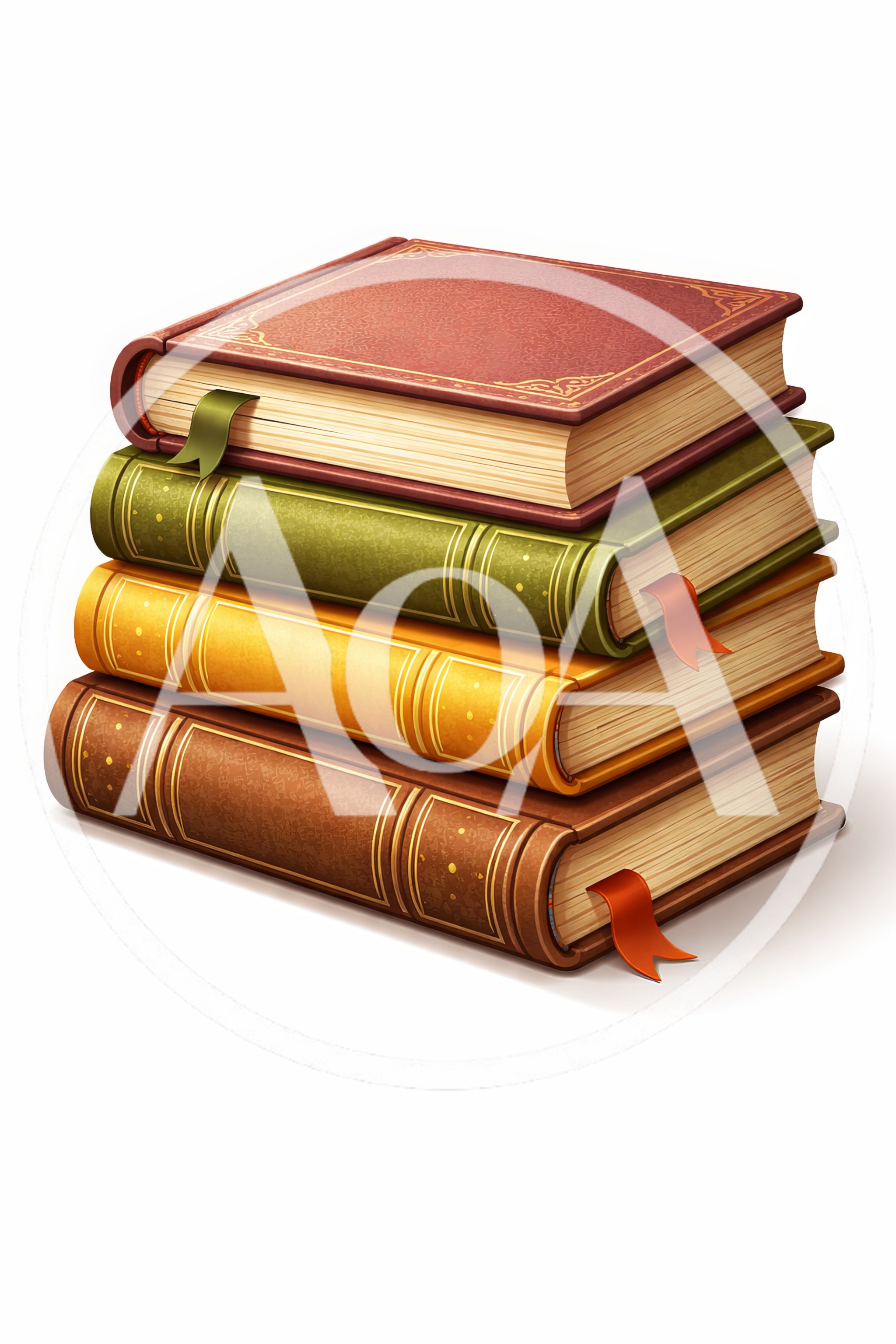 Stack Of Four Vintage Hardcover Books