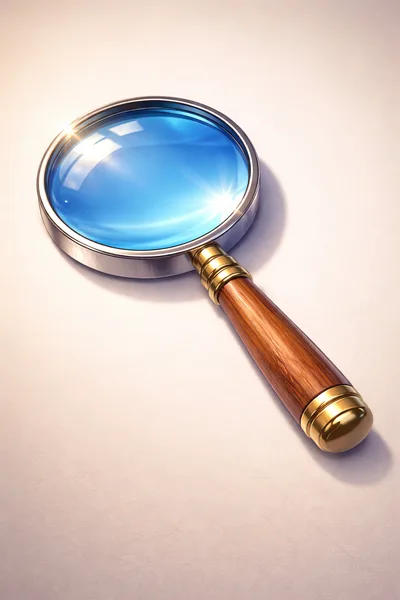 Classic Magnifying Glass With Wooden Handle