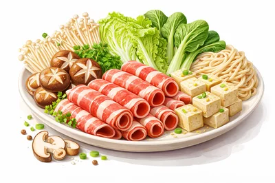 Fresh Hot Pot Ingredients Platter