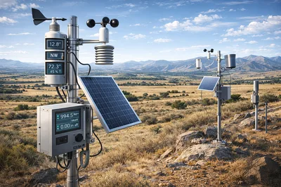 Automated Weather Stations in a Remote Mountain Landscape