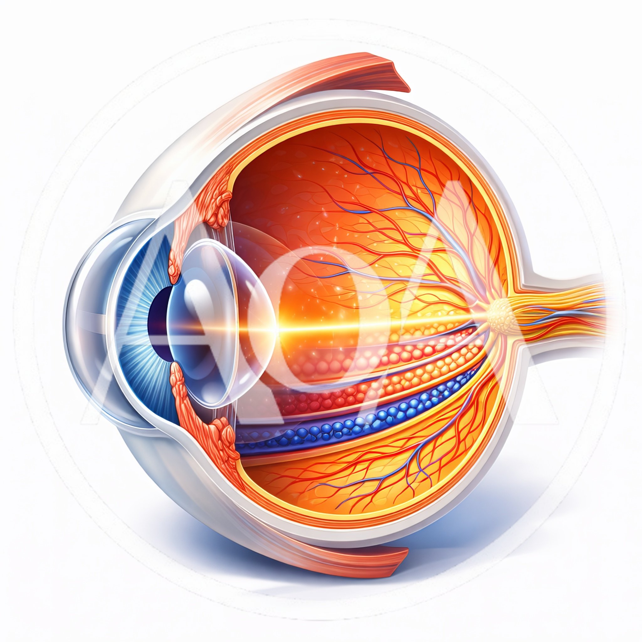 Anatomical Cross Section Of The Human Eye