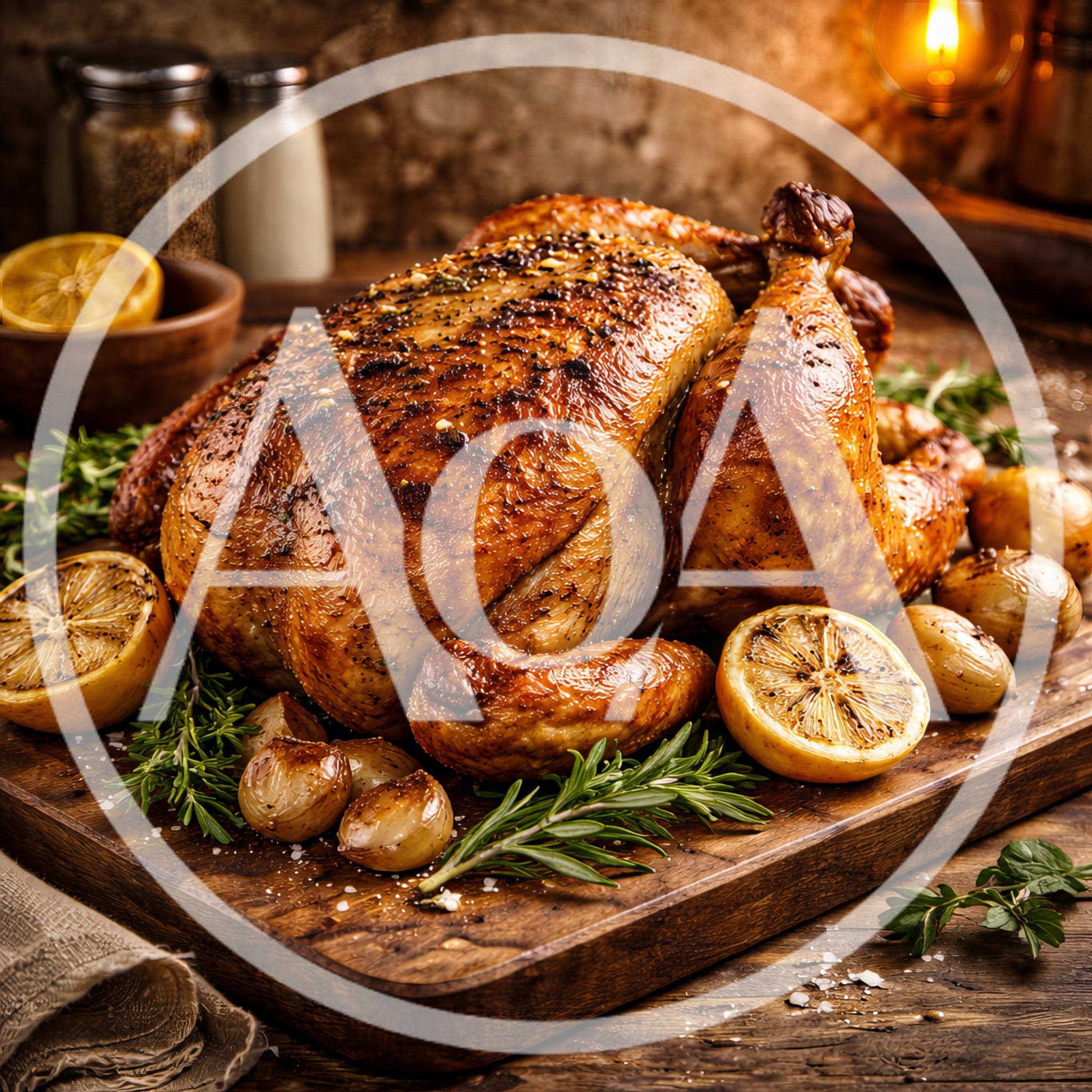 Roasted Whole Chicken With Herbs And Lemon