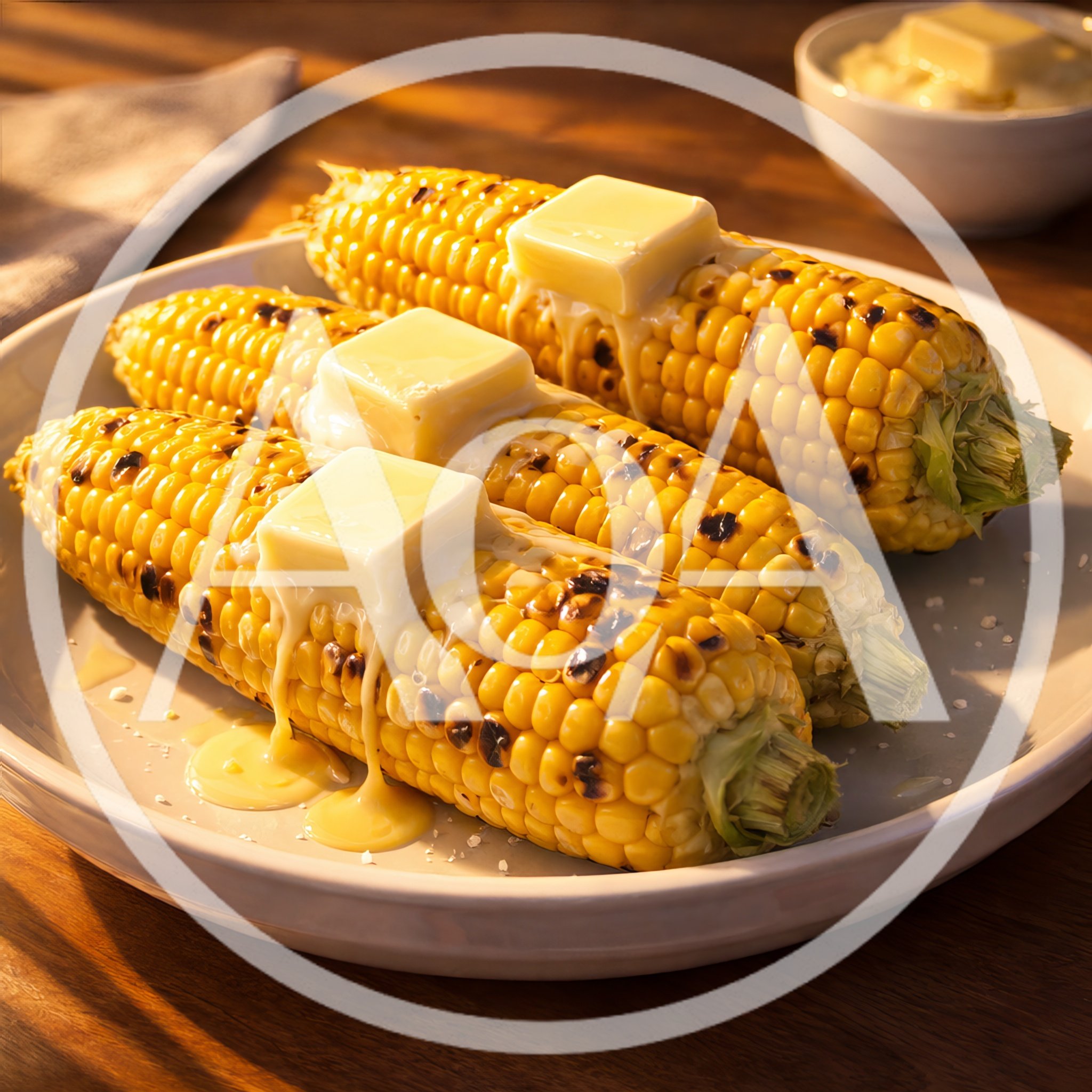 Grilled Corn on the Cob with Melting Butter
