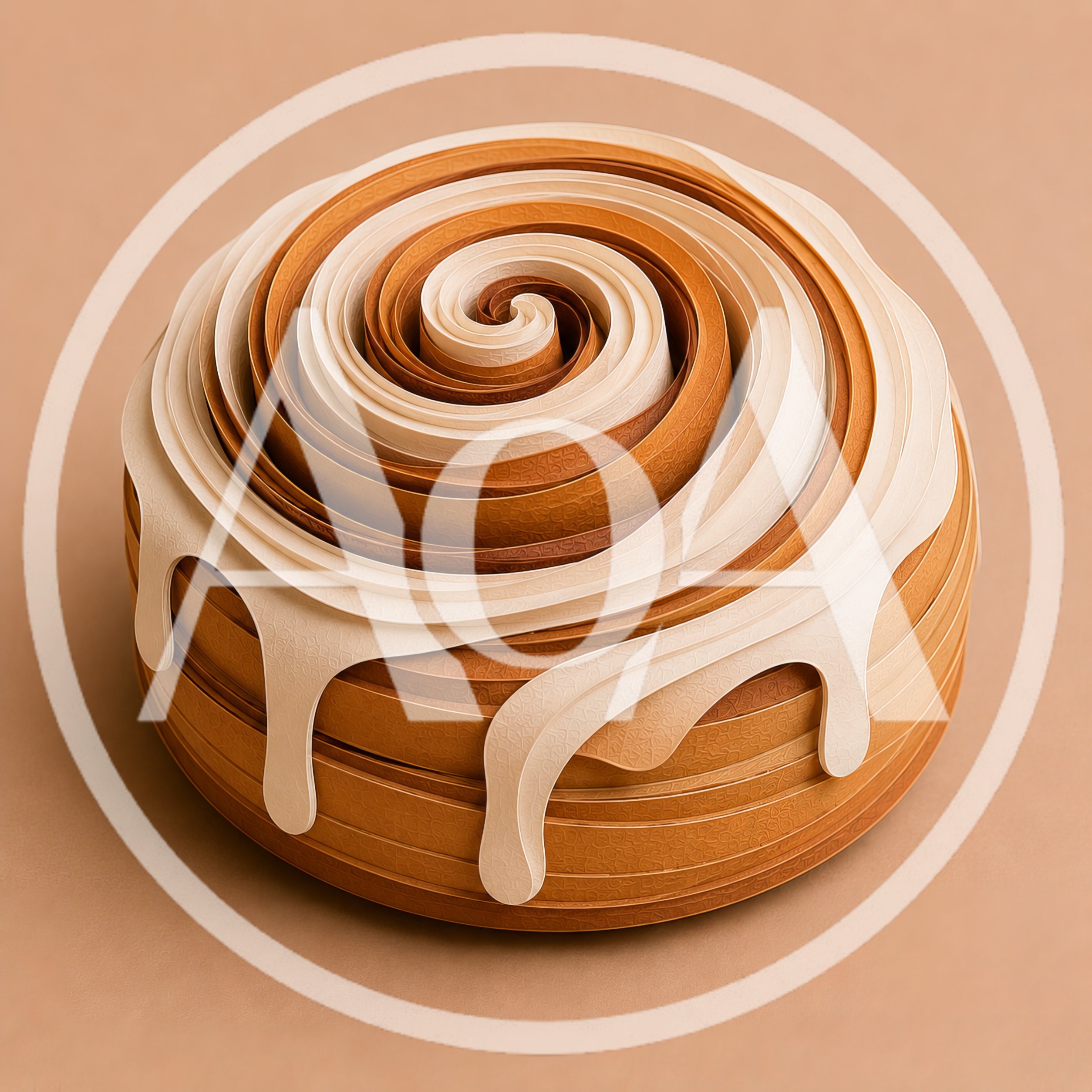 Paper Quilling Art Of A Cinnamon Roll