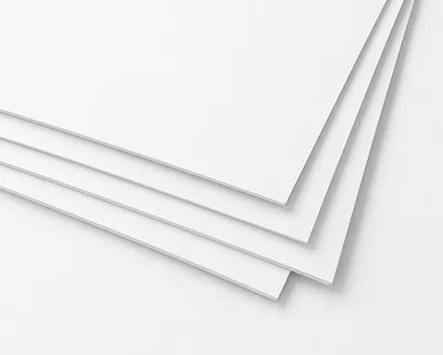 Stack Of Blank White Paper Sheets