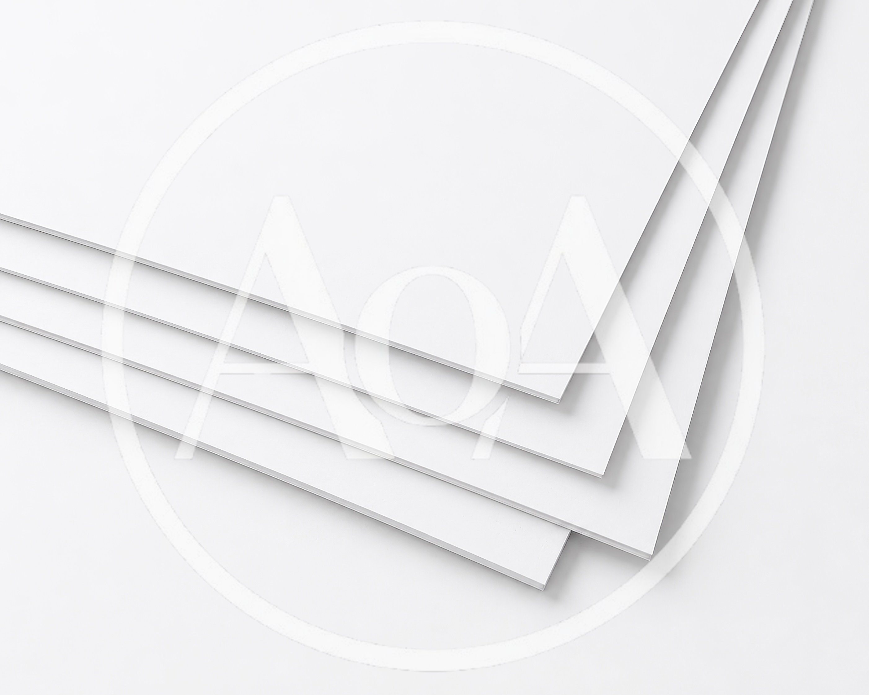 Stack Of Blank White Paper Sheets