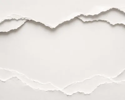 White Paper With Torn Edges Background