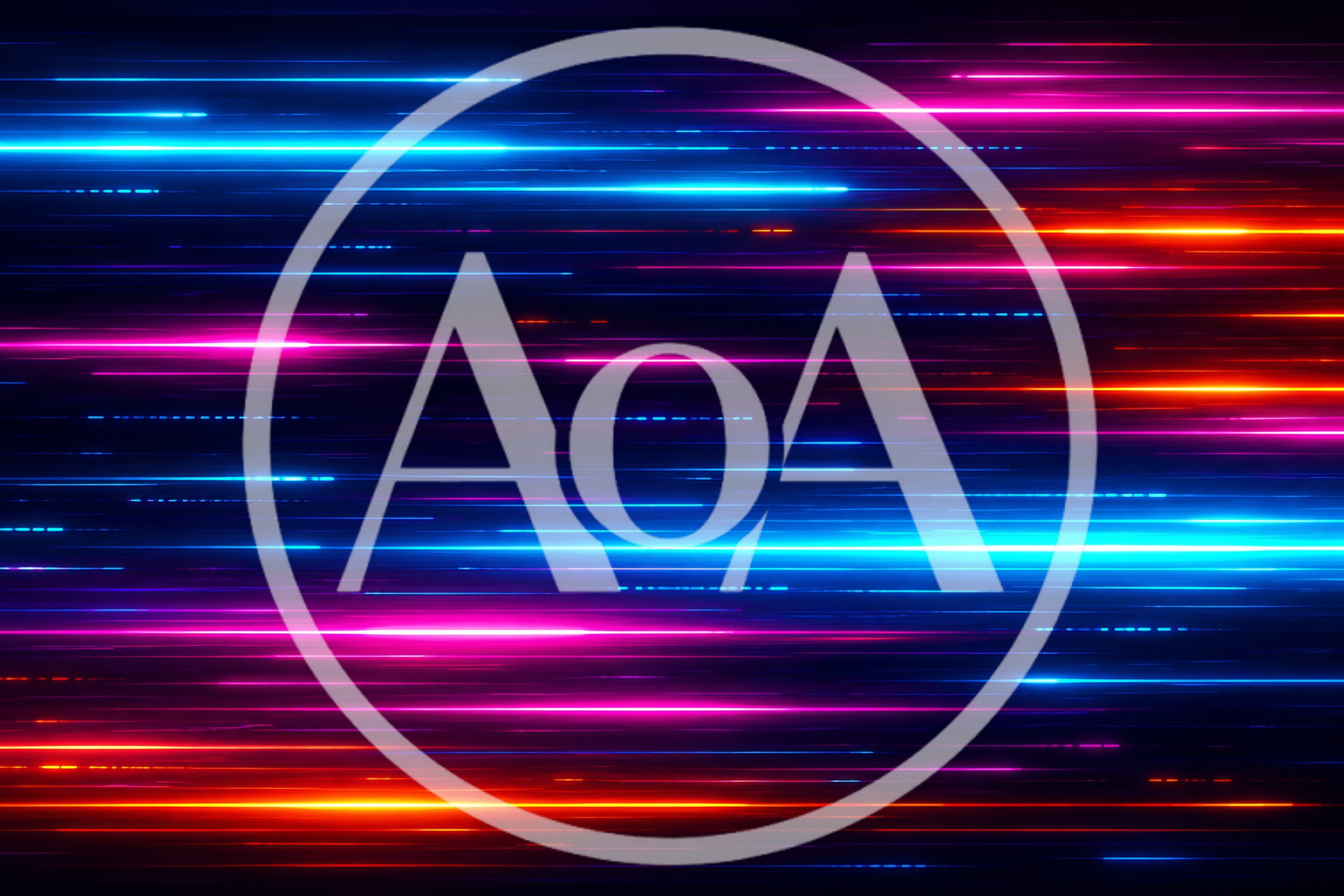 Abstract Neon Light Streaks Motion Background